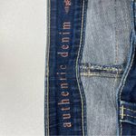 Authentic Denim Dark Wash Straight Leg Jeans Womens 10P Blue Denim Fall Casual Photo 11