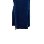 RE/DONE Denim Split-Front Racerback Minidress Dress Blue Size Medium Photo 5