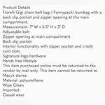 Fiorelli Black Sport Fanny Pack Perfect NWOT Photo 4