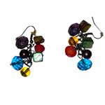 Vintage Seaside Colorful Bead Dangle, Crystal, Mother of Pearl, Pearls and Coral Photo 1