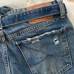 Lucky Brand Alliance Blue Patchwork Knee Belted Sienna Slim Boyfriend Jeans Sz 4 Photo 8