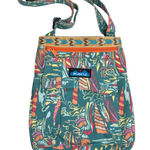 KAVU Keeper Cotton Canvas Crossbody Bag Purse in Sail Dreams Pattern Photo 0