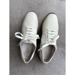 Vince Women’s White Leather Lace-Up Sneaker Espadrille Platform Size 7.5 COMFY Photo 2