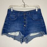 ZARA  Denim‎ Cut-Off Shorts Photo 3