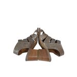 Comfortiva Leather Strappy Block Heel Sandals Taupe Women’s 7.5M Size 7.5 Photo 7