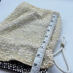 Vintage 70’s boho reversible drawstring bucket bag. Blue Photo 3