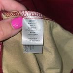 TCEC Faux Red Leather Sleeveless Ruffle Dress Size Medium Photo 3