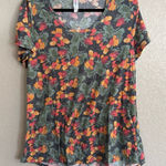 LuLaRoe Classic T Floral Pattern Large Photo 0