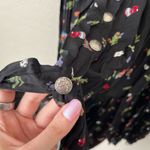 Vintage Southwestern Mexico Desert Print Pleated Button Front Maxi Skirt Black Size undefined Photo 4