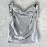 ASTR  THE LABEL BRISIA SATIN COWL NECK RHINESTONE EMBELLISHED‎ TOP TANK SZ L Photo 3