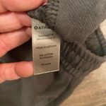 Athleta  Women's size 8 Gray Cotton and Spandex Drawstring Skirt with Pockets Photo 3