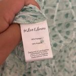 For Love & Lemons Green Polka Dot Drea Long Sleeve Mini Dress Size Small Photo 6