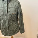 Kensie  Utility Military Mock Neck Zip Jacket Size‎ L Cargo Lightweight Gorpcore Photo 4