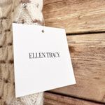 Ellen Tracy  Sweater Skirt Women’s Size XL Ivory Cream Textured Knit Pull On NWT Photo 2