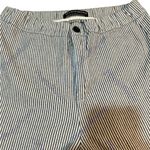 Brandy Melville high Rise gray Tan white striped tilden elasticize pants Photo 1