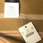 J.Crew Italian Brushed Wool Scarf In Stripe NWT Photo 3