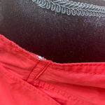 Chico's  Womens Vest Size 1 Medium‎ 8 Coral Belted Zip Front Collared Photo 4