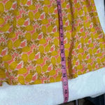 NWT BODEN Flippy Jersey Dress Yellow Pineapple Print Mini Cotton Modal US 14R Size 14 Photo 7