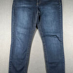 Seven7 High Rise Skinny Jeans Womens 16 Dark Wash Denim Blue Jeans Photo 0