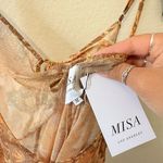 MISA Los Angeles NWT  Womens M Paisley Mesh Romper Tropical Vacation Resortwear Photo 1