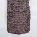 Chelsea and Violet Ruffle Slip Dark Romantic Dress Womens Small Brown Fall Floral Photo 2