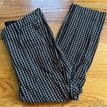 Anthropologie The Essential Slim Cropped Trousers black print Pants Size 4 Photo 3