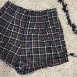 American Eagle Plaid Paperbag Shorts Photo 1