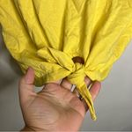 Ivory Ella Ivory‎ Ella yellow knot tie front short sleeve t-shirt elephant women’s size XL Photo 3