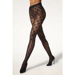 Wolford Rose Tights in Black Small New Womens Nylons Pantyhose Photo 7