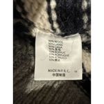 Brandy Melville  Sweater Womens Large Gray Navy White Cable Knit Wool Pullover Photo 8