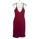 Lulus Lulu’s Forever Your Girl Wine Red Bodycon Dress Cocktail Dress Mini Burgundy S Photo 4