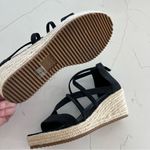 Eileen Fisher NEW Wanda Wedge Espadrille Sandal Black Women's Sz 9.5 MSRP $195 Photo 12