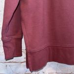 Athleta Sweater Women Medium Dark Red Funnel Neck Sweatshirt Pullover Turtleneck Photo 2
