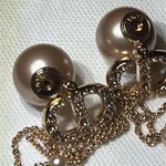 Christian Dior DIOR TRIBALES Earrings Pink-Finish Metal With Pink Resin Pearls and Crystals Photo 2