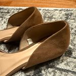 A New Day Brown Suede Women's Flats size 10 Pointed Toe Slip On Tan Office Work Photo 2