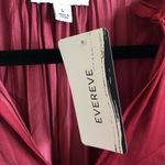 Evereve  Jett Ruffle Satin V Neck Blouse, NWT Photo 9