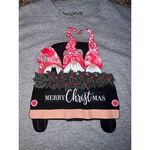 Love‎ in Faith women's gray "Merry Christmas" gnome t Photo 1