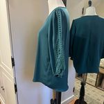 Market & Spruce Petite Large Teal Top Photo 1