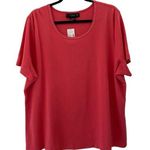 Lane Bryant Venezia Coral/Pink Top Size 22/24 Pink Photo 0