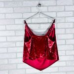 Torrid Red Velvet Cowl neck Camisole in Size 1 Photo 5