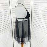 Victoria's Secret Victoria’s Secret Sheer Mesh Cage Babydoll Nightie Black Small Photo 2