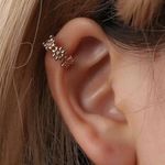 Boutique Flower Shape Metal Ear Cuff  Photo 0