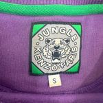 Kenzo Paris Tiger Purple Sweatshirt with Green Accents Size Small Photo 2