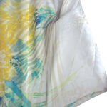 Chico's Chico’s‎ Paula Floral Poncho #570139445 Size Small/Medium Green Yellow Tropical Photo 9