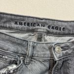 American Eagle  Outfitters Gray Distressed Cropped Jeans Photo 6