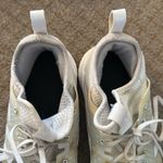 Adidas  Cream and White Sneakers with Knit Upper WORN! Photo 4