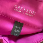 Greyson Women's Grey Hera Golf Athletic Tenniscore Dress Pink Large Long Sleeve Photo 5