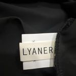 Lyaner Strapless Satin Mini Dress Black XL New Photo 6