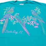 Hanes Vintage Shirt Size Small 90s Single Stitch T-Shirt Siesta Key, Fl. Graphic Unisex Photo 3