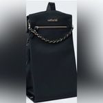 SATTACHE CLASSIC ONYX BLACK NYLON 5 DIFFERENT WAYS BAG New With The Big Strap. Photo 1
